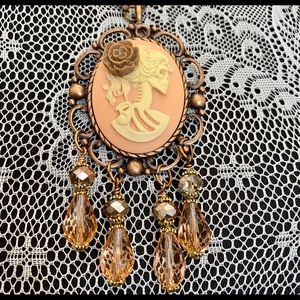 Lolita Skeleton Cameo Necklace